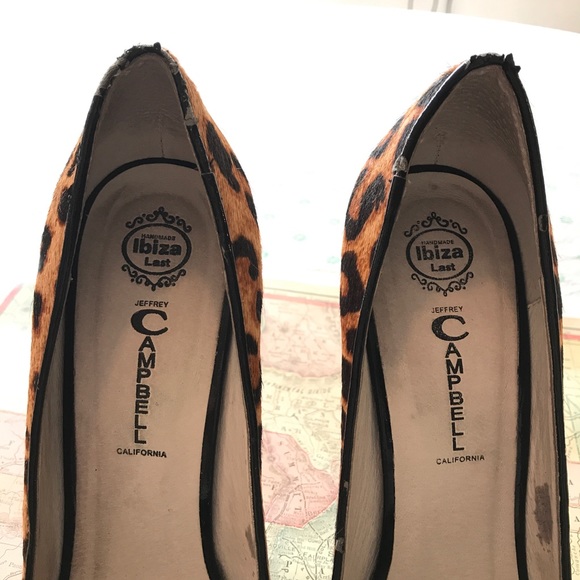Jeffrey Campbell pony hair leopard print heels - Picture 3 of 8